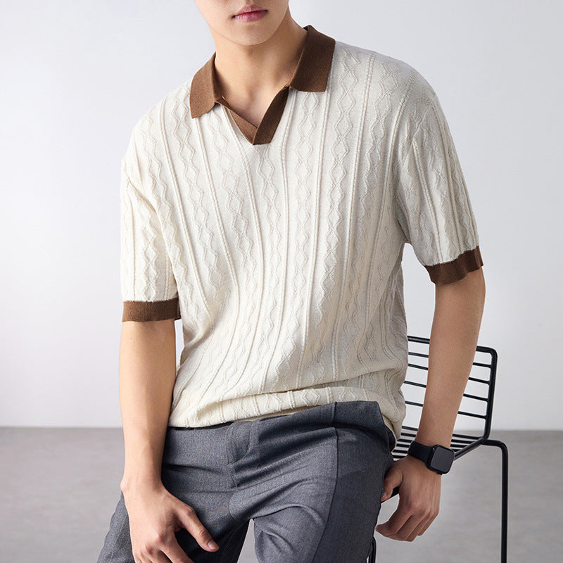 High-End Short-Sleeve Casual Trendy T-Shirt