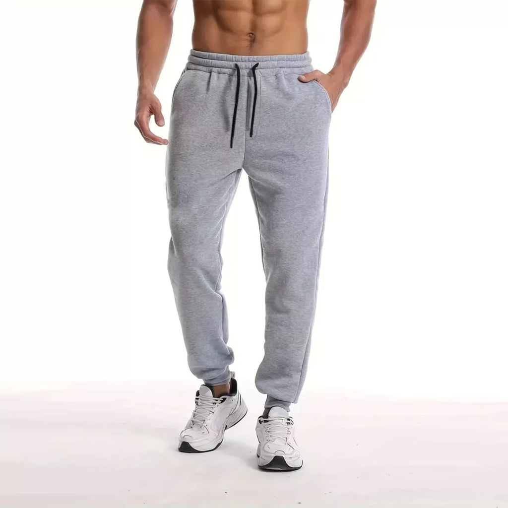 Men's Fleece-Lined Relaxed-Fit Jogger Pants – Warm & Casual