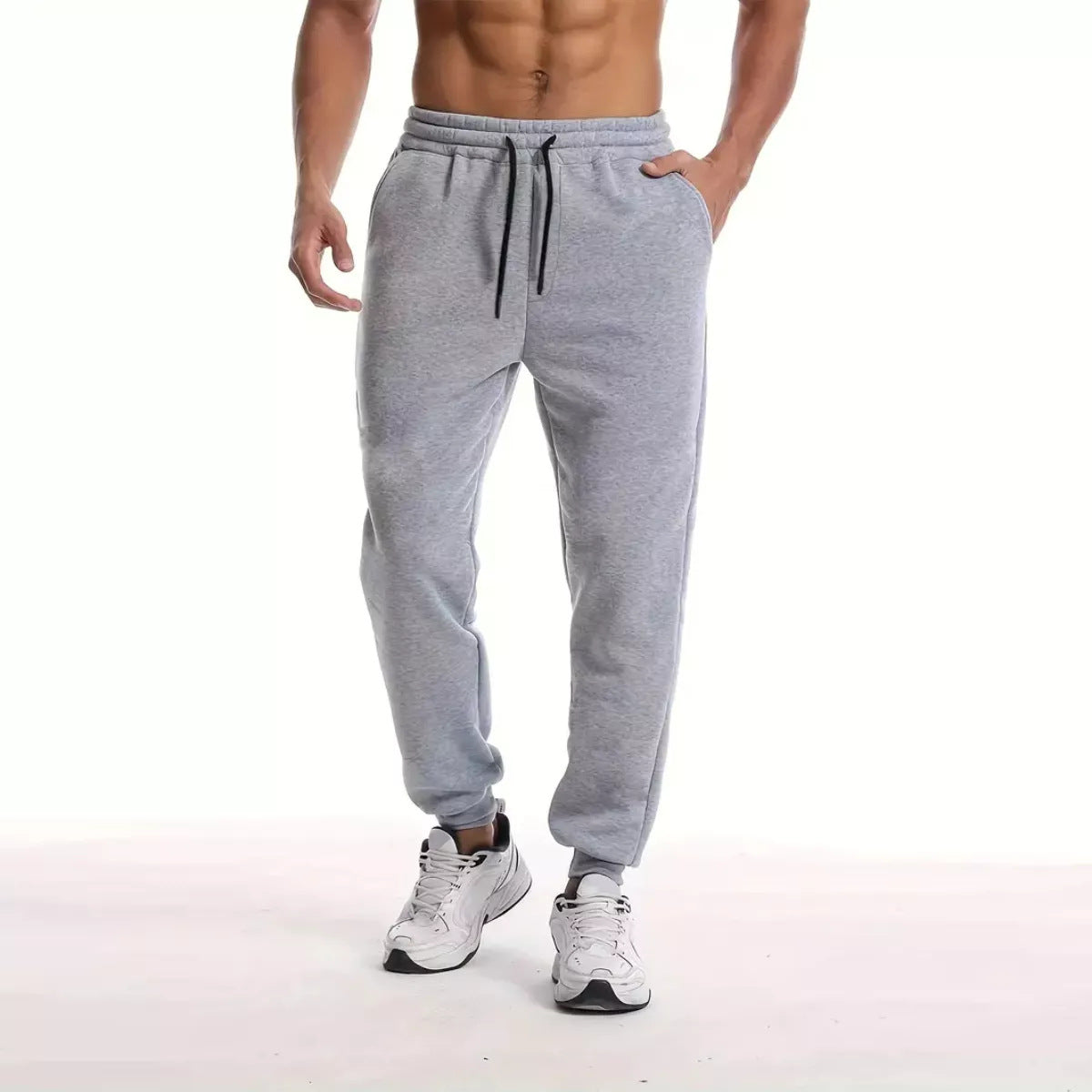 Men's Fleece-Lined Relaxed-Fit Jogger Pants – Warm & Casual