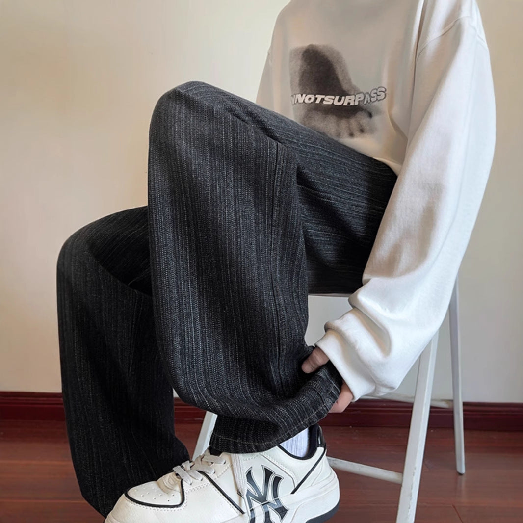Fashionable Plus-Size Loose Casual Trousers