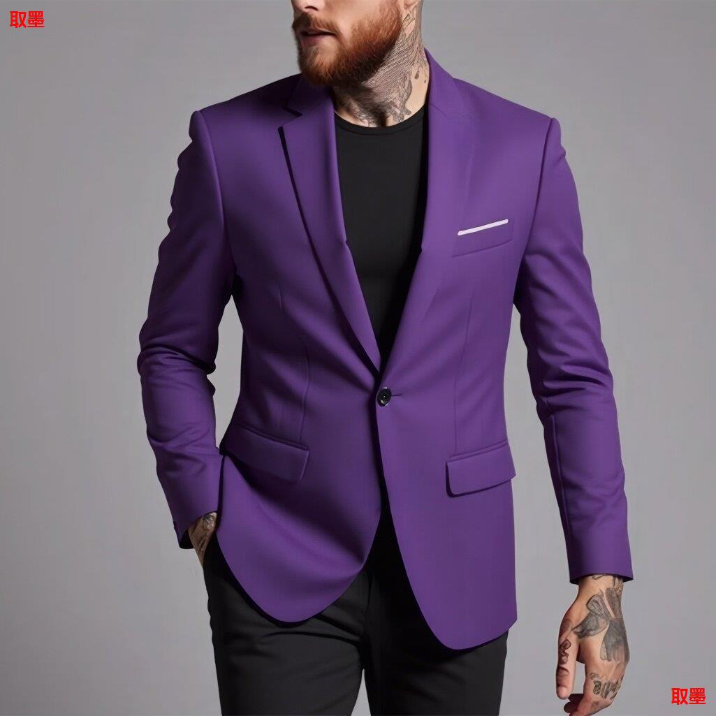 Fashionable Casual Korean-Style Slim-Fit Jacket