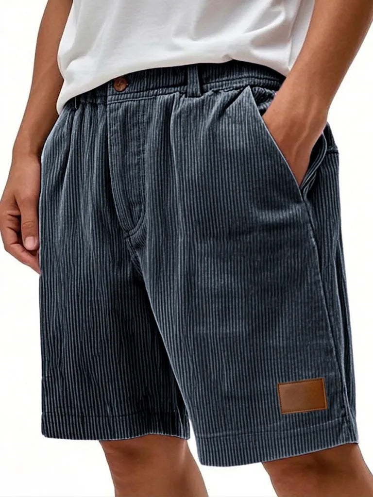 Men's Corduroy Relaxed-Fit Shorts – 10 Colors