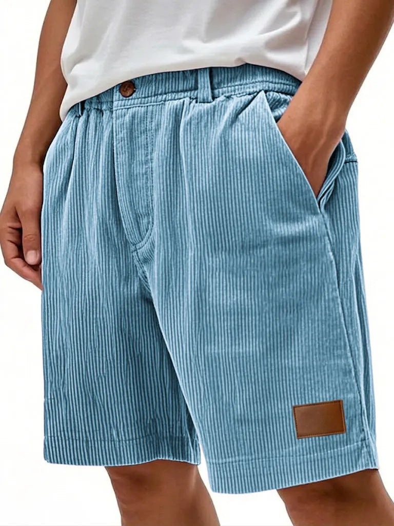 Men's Corduroy Relaxed-Fit Shorts – 10 Colors