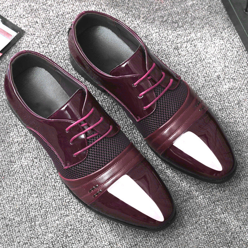 Fashionable Korean-style Leather Shoes