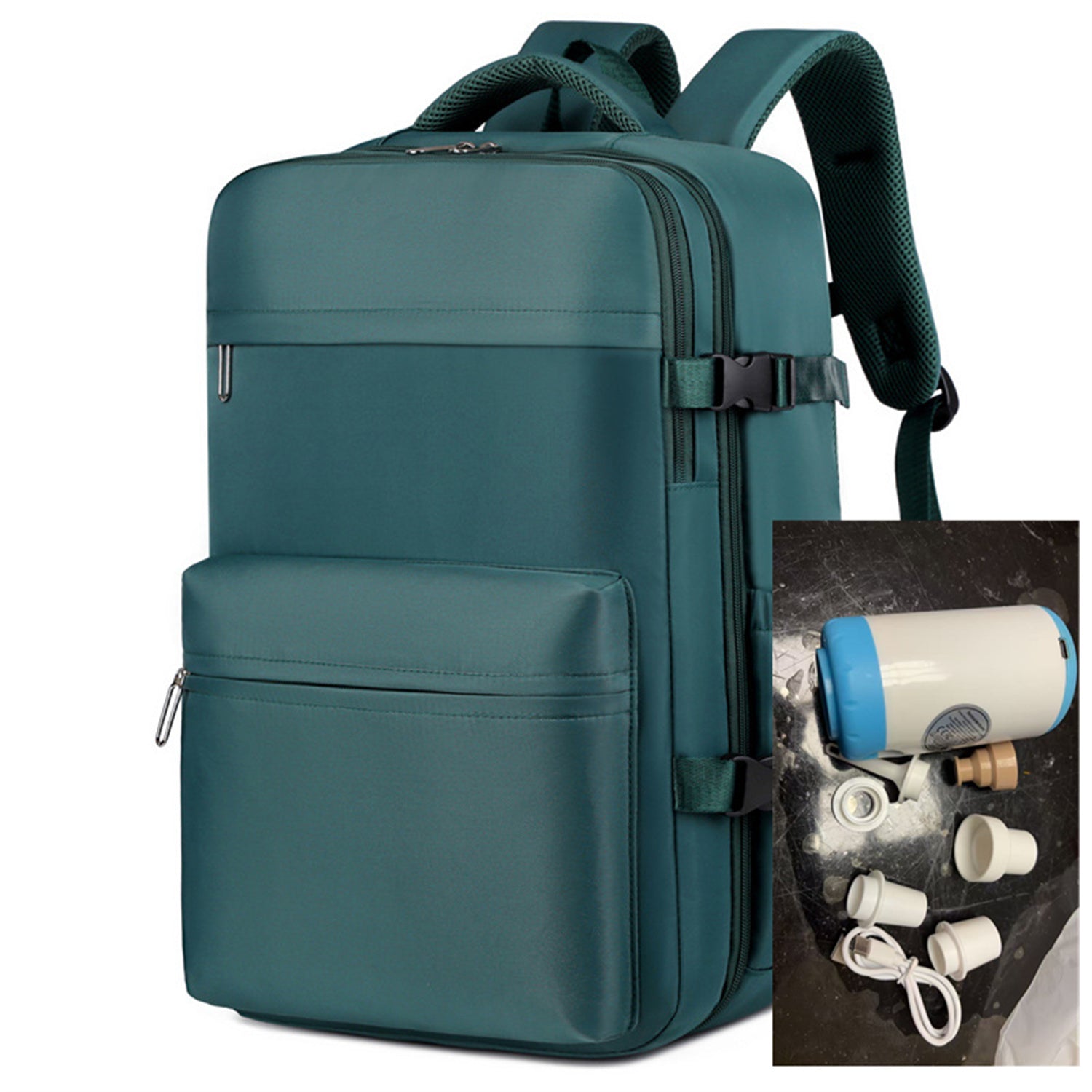 Business Simple Backpack with Compression Bag