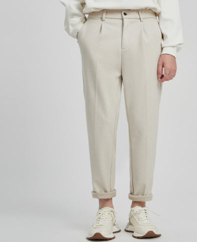 Straight-Leg High-End Trendy Business-Casual Suit Pants