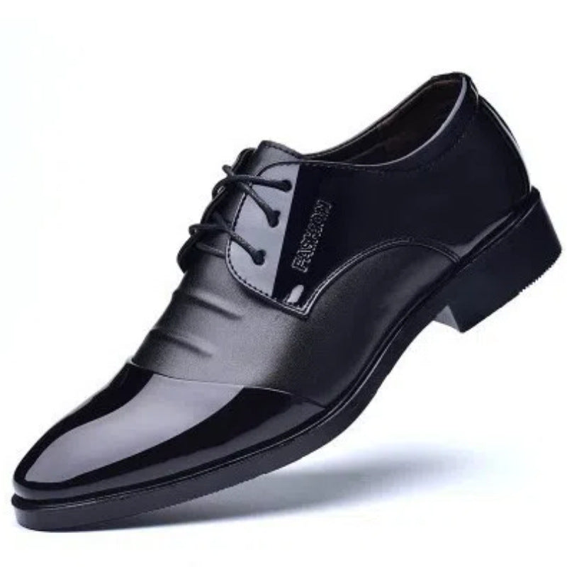Business Leather Shoes British Style Black