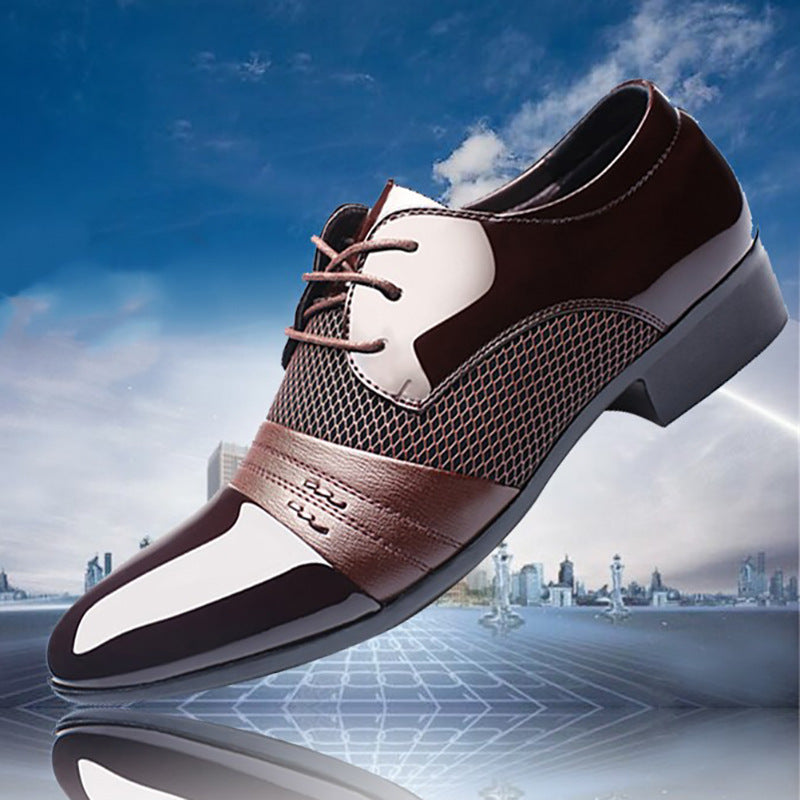 Fashionable Korean-style Leather Shoes