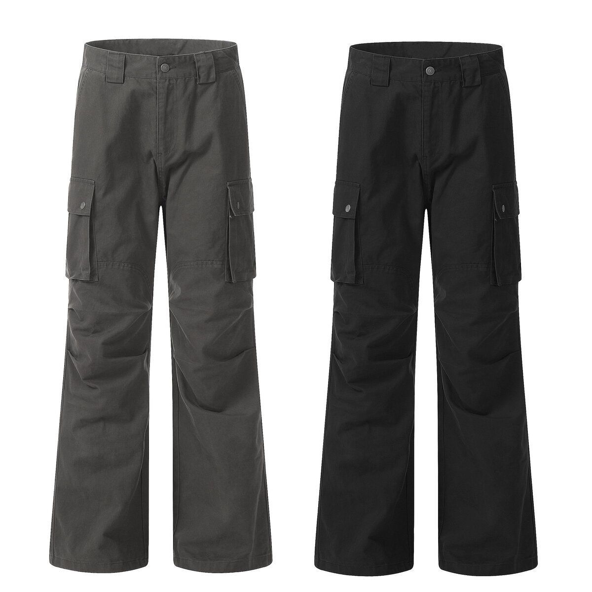 Denim Loose-Fit Slimming Casual Trousers