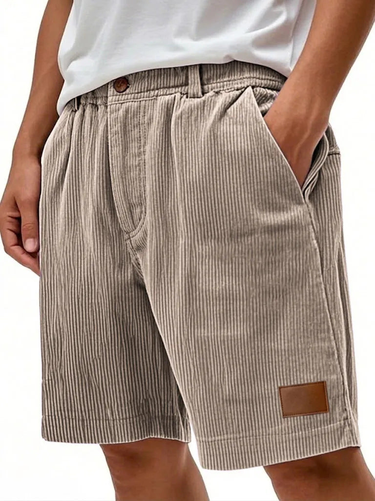 Men's Corduroy Relaxed-Fit Shorts – 10 Colors