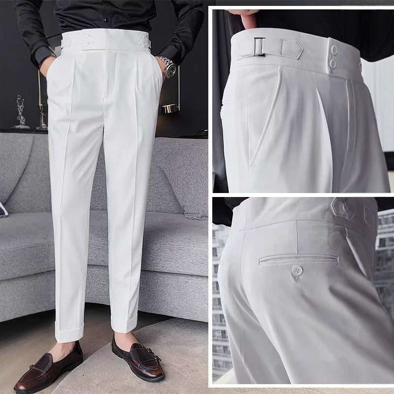 Naples Trousers Korean-style Slim Fit