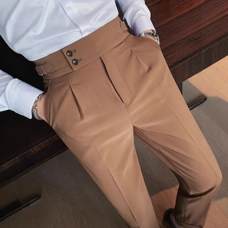 Naples Trousers Korean-style Slim Fit