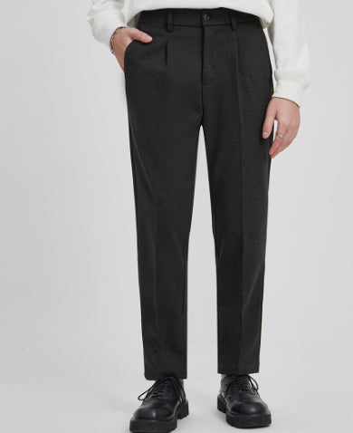 Straight-Leg High-End Trendy Business-Casual Suit Pants