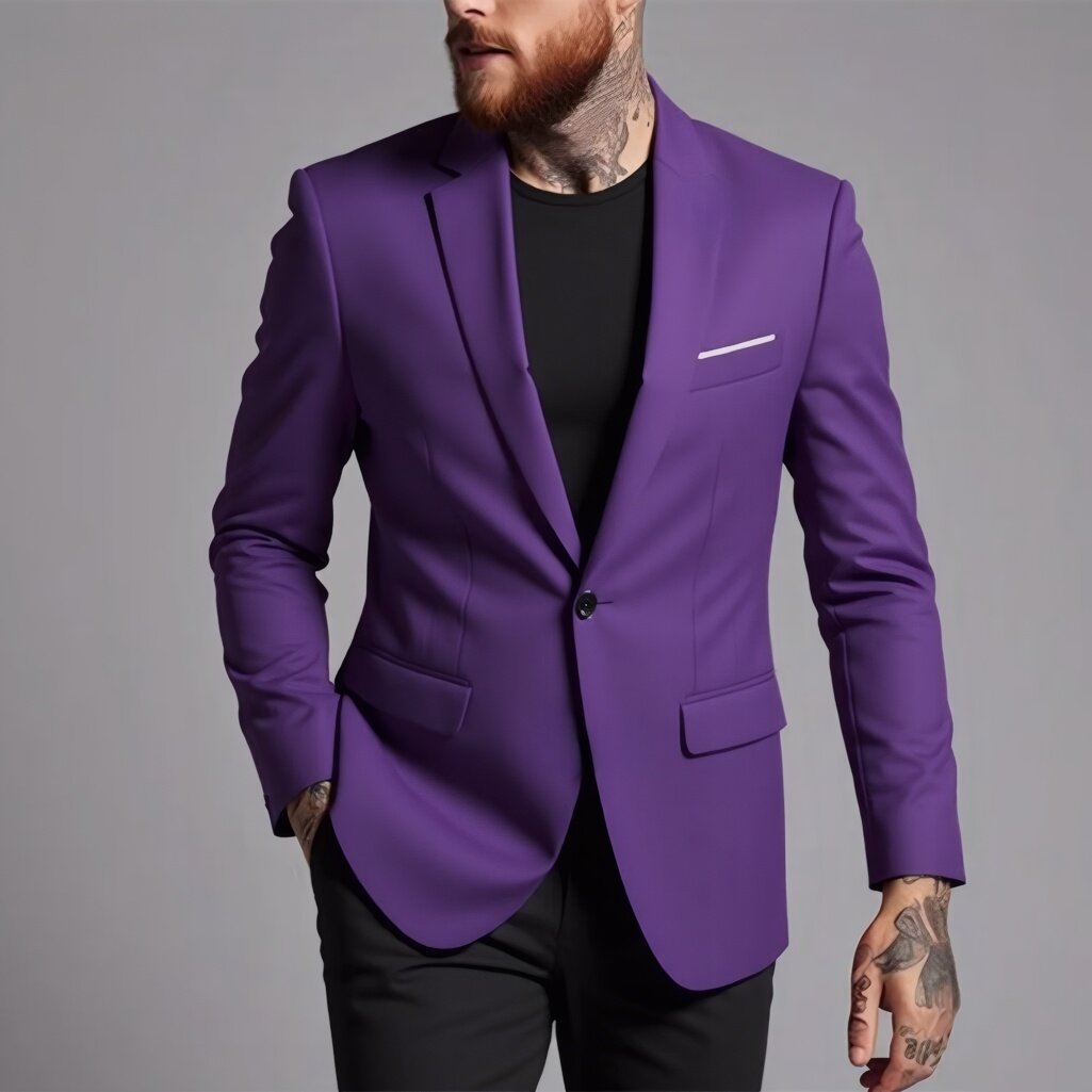 Fashionable Casual Korean-Style Slim-Fit Jacket