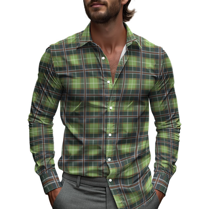 Printed Long-Sleeve Shirt