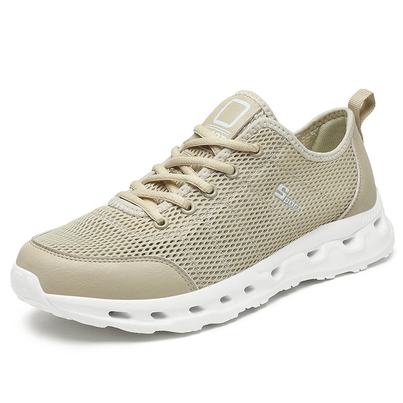 Men's Mesh Breathable Sports Sneakers – Hollow-Out Design