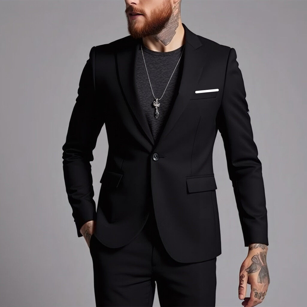 Fashionable Casual Korean-Style Slim-Fit Jacket