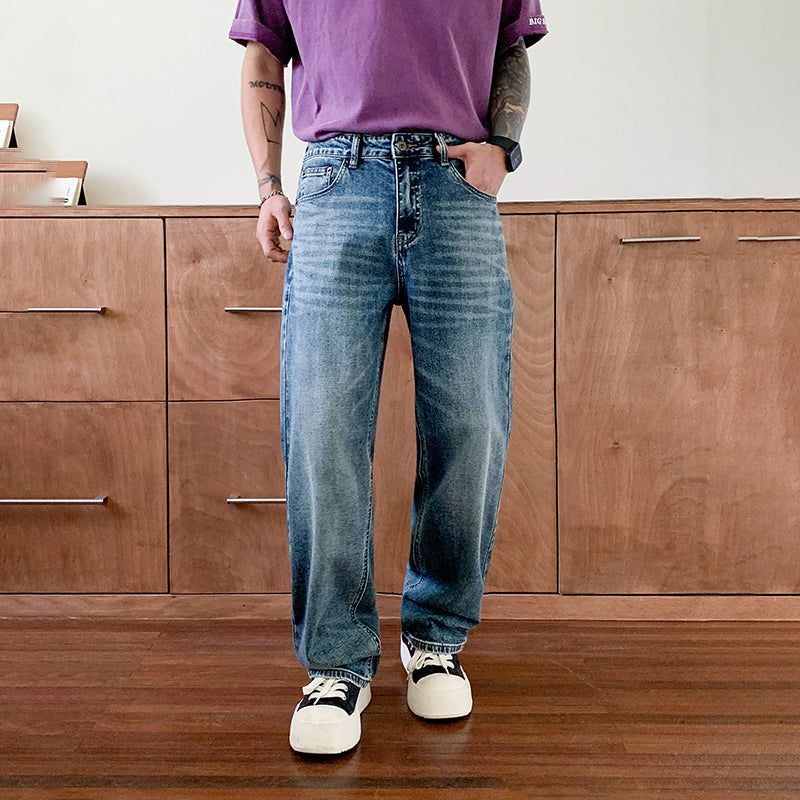 High-quality New Washed Blue Jeans