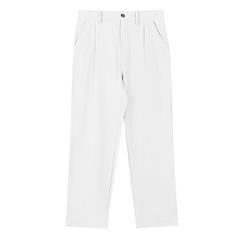 Casual Loose-Fit Business Straight-Leg Suit Trousers