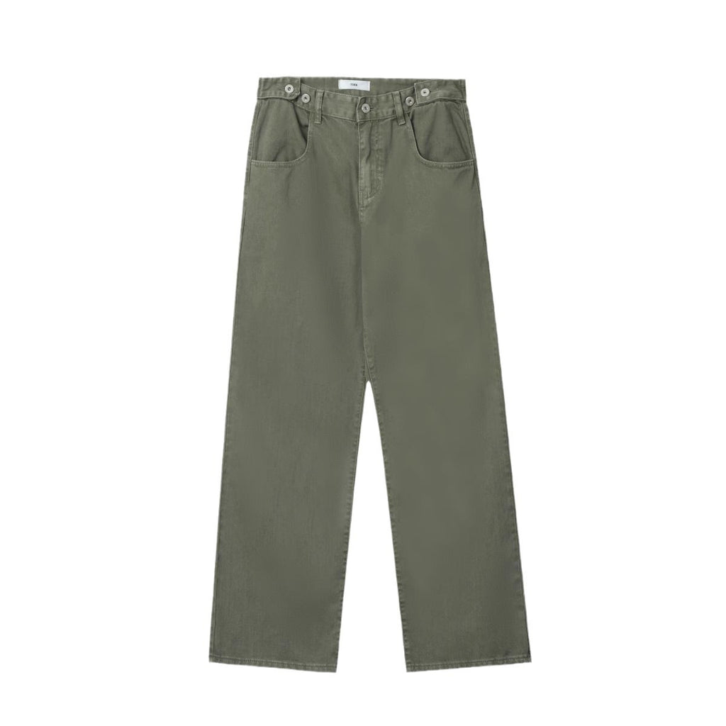 New High-Street Trendy Wide-Leg Retro Loose Denim Pants