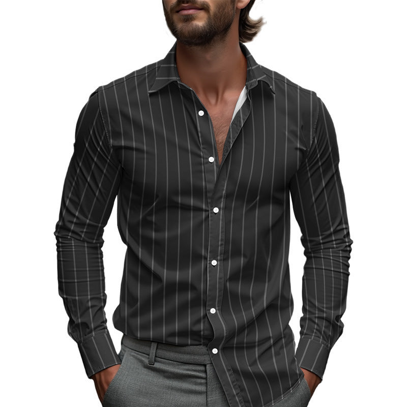 Printed Long-Sleeve Shirt