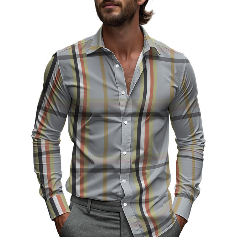 Printed Long-Sleeve Shirt