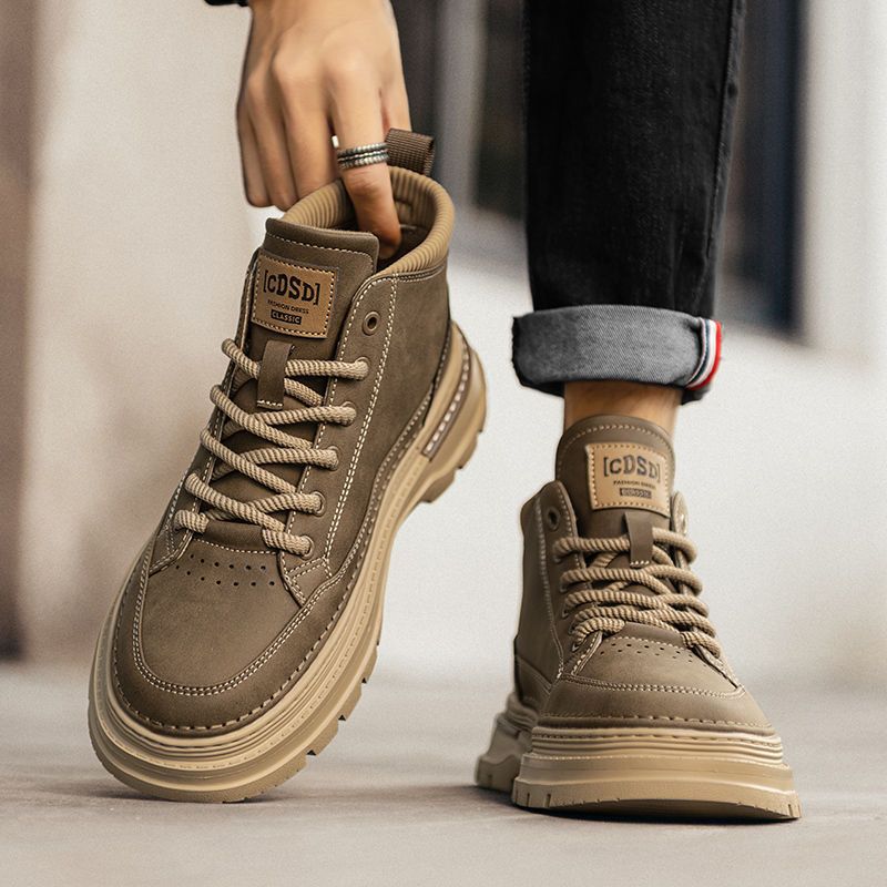 British-style Retro Mid-height Boots