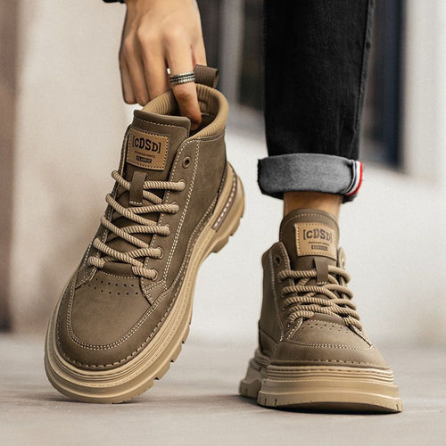 British-style Retro Mid-height Boots