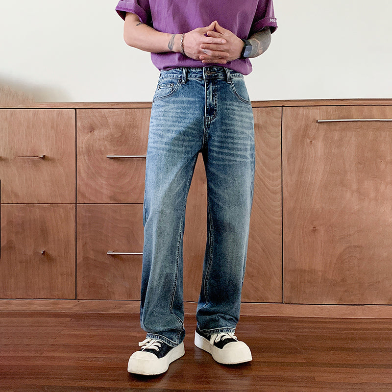 High-quality New Washed Blue Jeans
