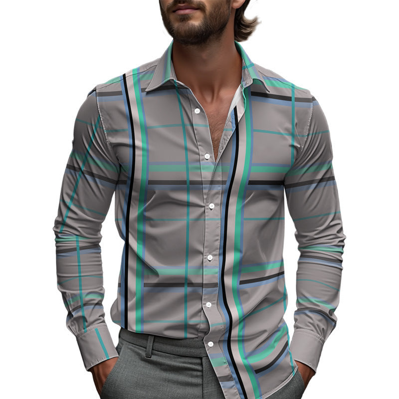 Printed Long-Sleeve Shirt