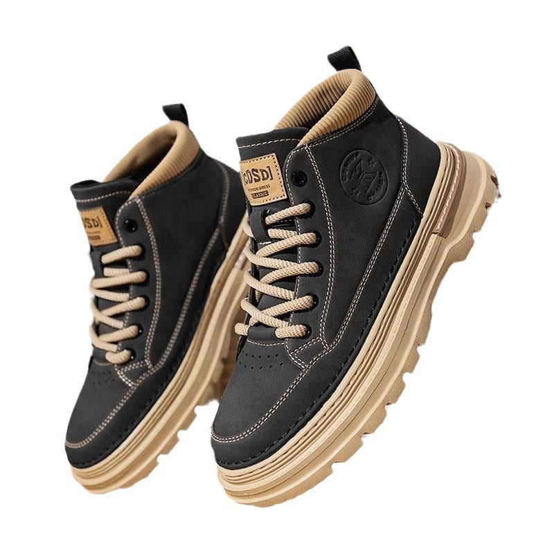 British-style Retro Mid-height Boots