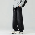 Loose-fit Straight-leg Patchwork Jeans