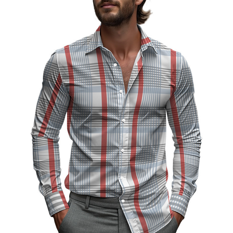 Printed Long-Sleeve Shirt