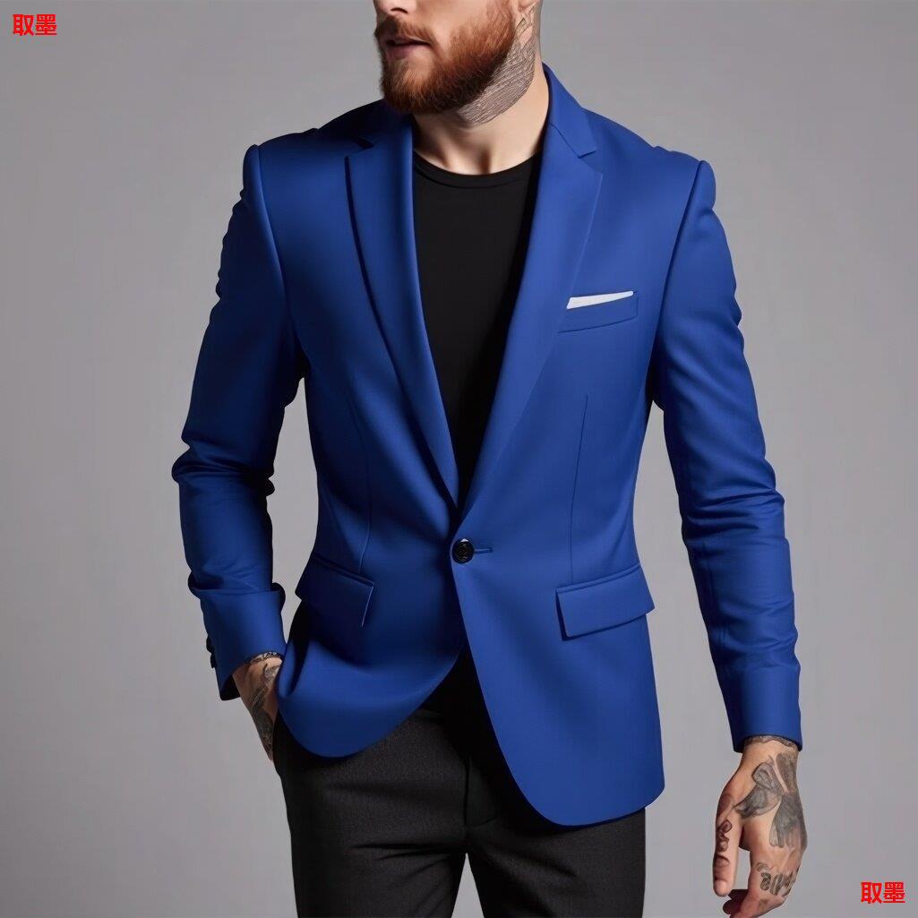 Fashionable Casual Korean-Style Slim-Fit Jacket