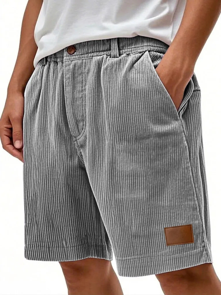 Men's Corduroy Relaxed-Fit Shorts – 10 Colors