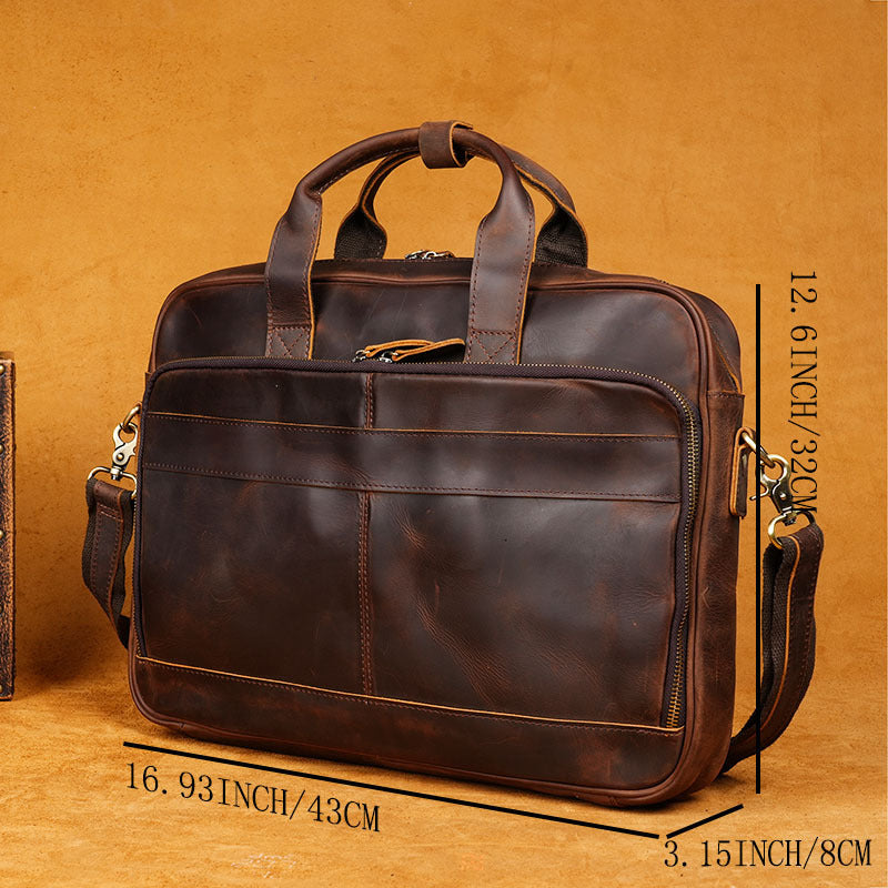 Business Briefcase Shoulder Crossbody Bag