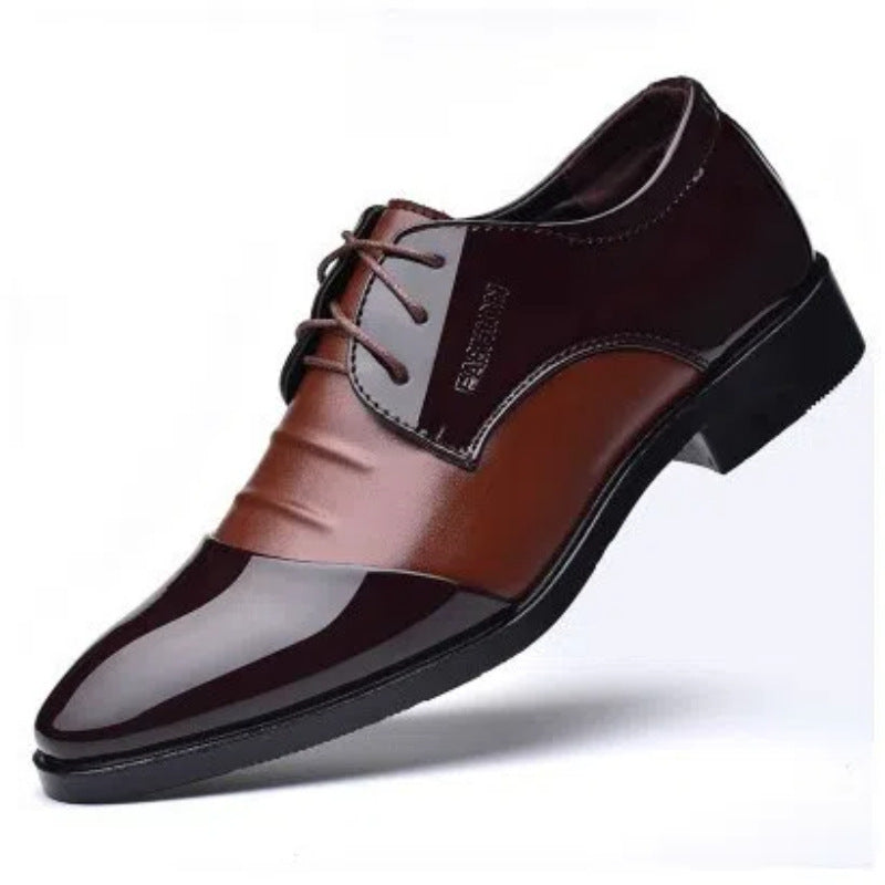 Business Leather Shoes British Style Black