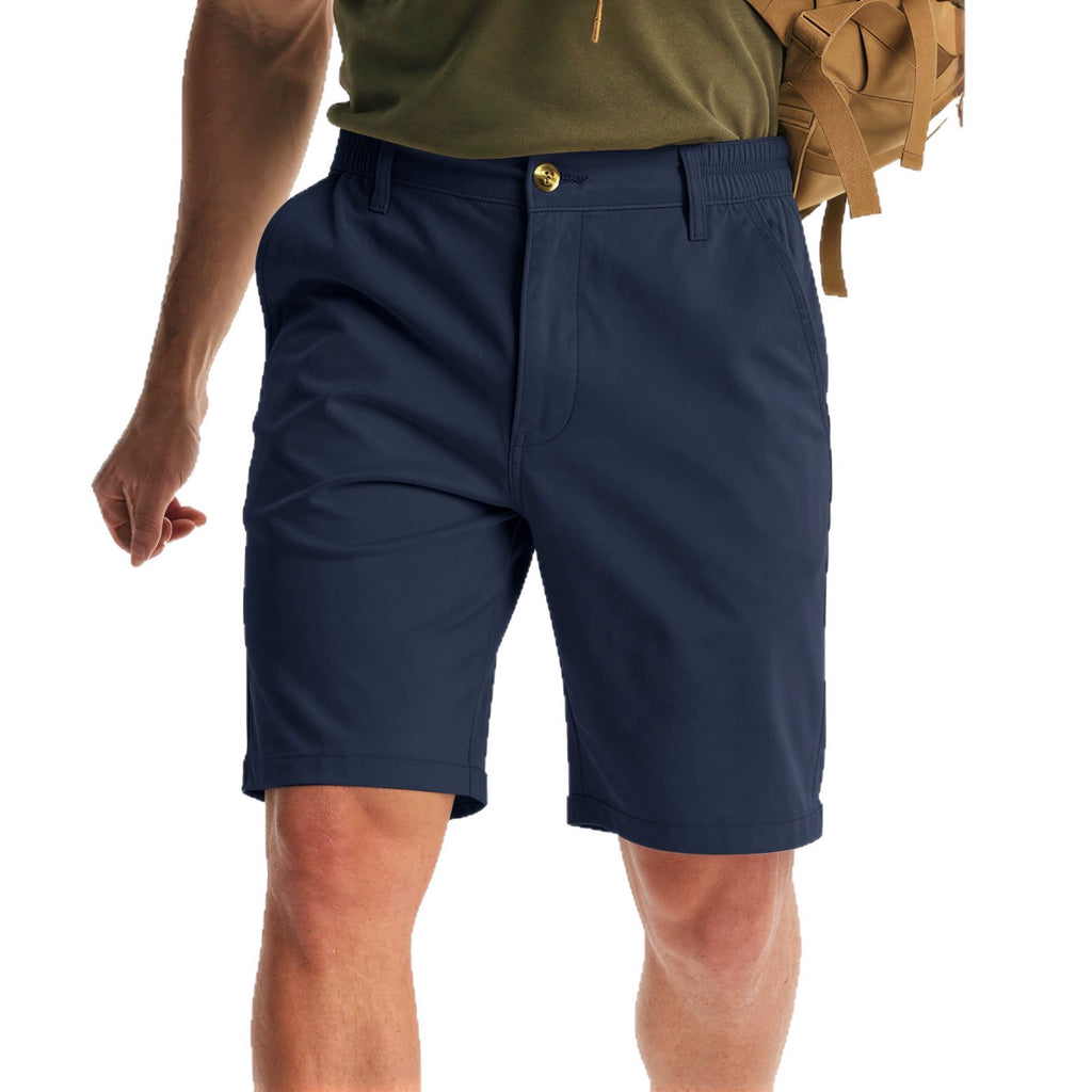 Men's Casual Polyester Shorts – Straight Leg, Everyday & Sport