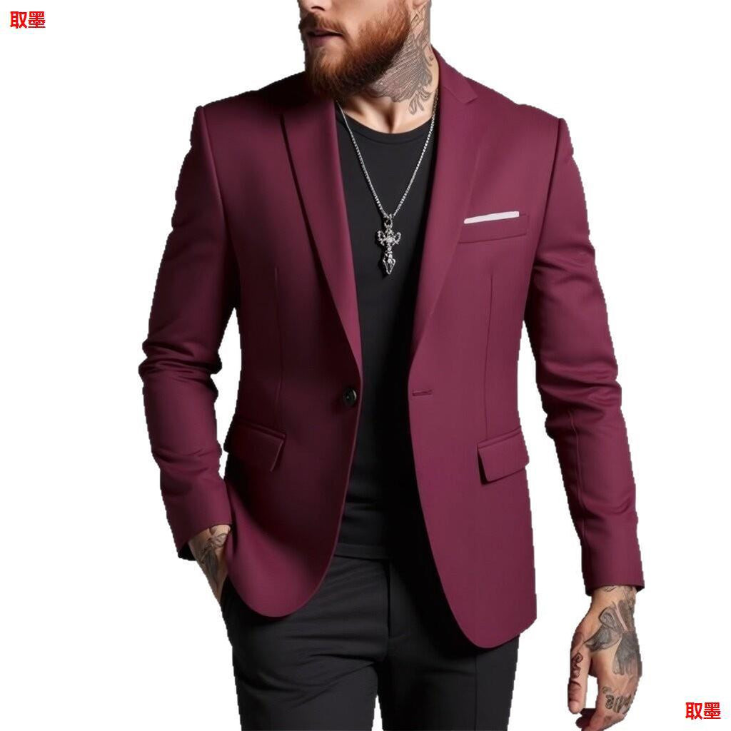 Fashionable Casual Korean-Style Slim-Fit Jacket