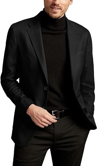 Men's Slim Fit Casual Jacket – Long Sleeve Commuter Style