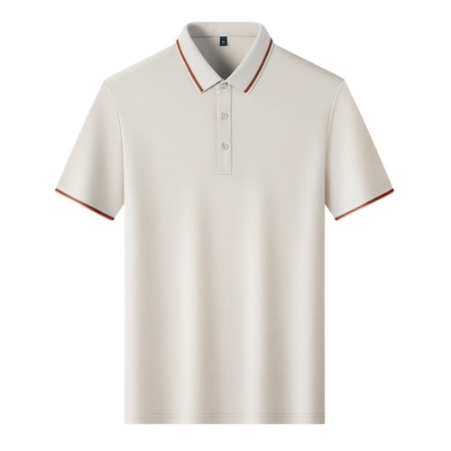 Business-Style Breathable Mens Short-Sleeve T-Shirt