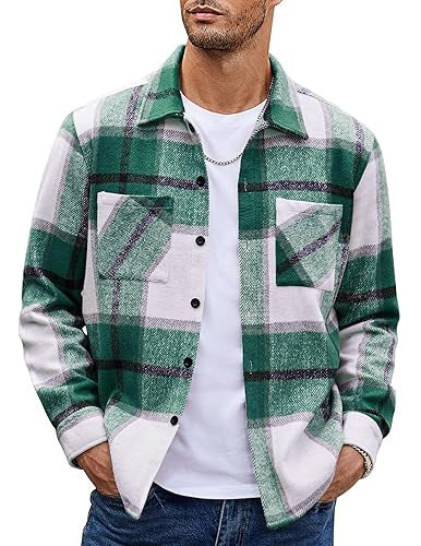Button Up Casual Retro AutumnWinter Mens Shirt