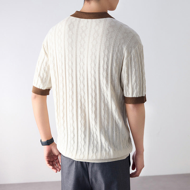 High-End Short-Sleeve Casual Trendy T-Shirt