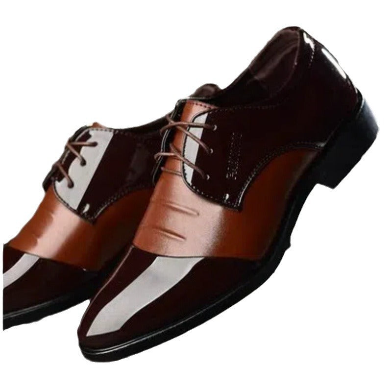 Business Leather Shoes British Style Black