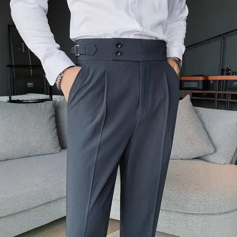 Naples Trousers Korean-style Slim Fit