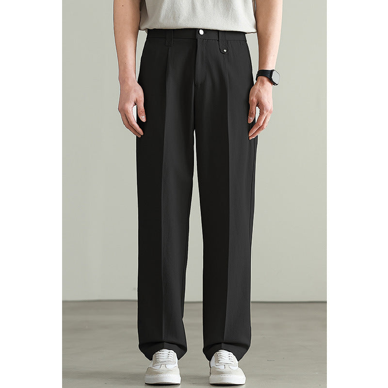Men's Loose-Fitting Wide-Leg Pants