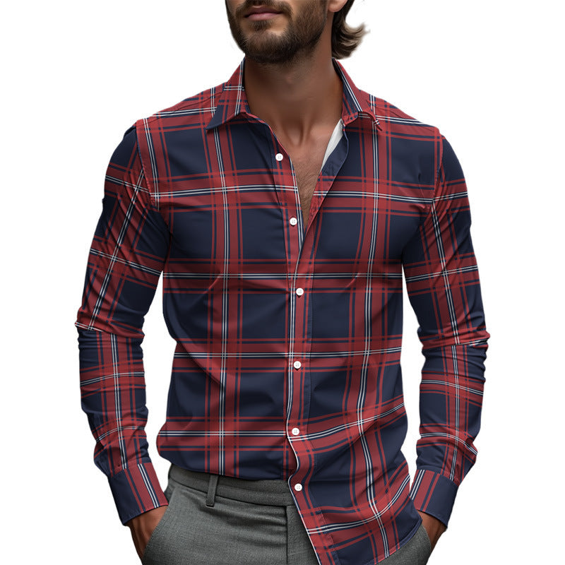 Printed Long-Sleeve Shirt