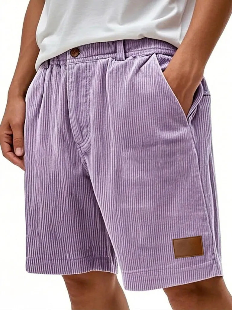 Men's Corduroy Relaxed-Fit Shorts – 10 Colors