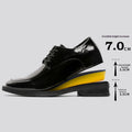 Business-Casual Chunky-Heel Elevator Shoes In British Style