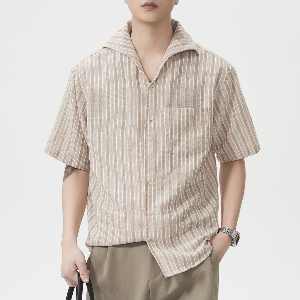 Short-Sleeve American-Style Trendy Loose Shirt